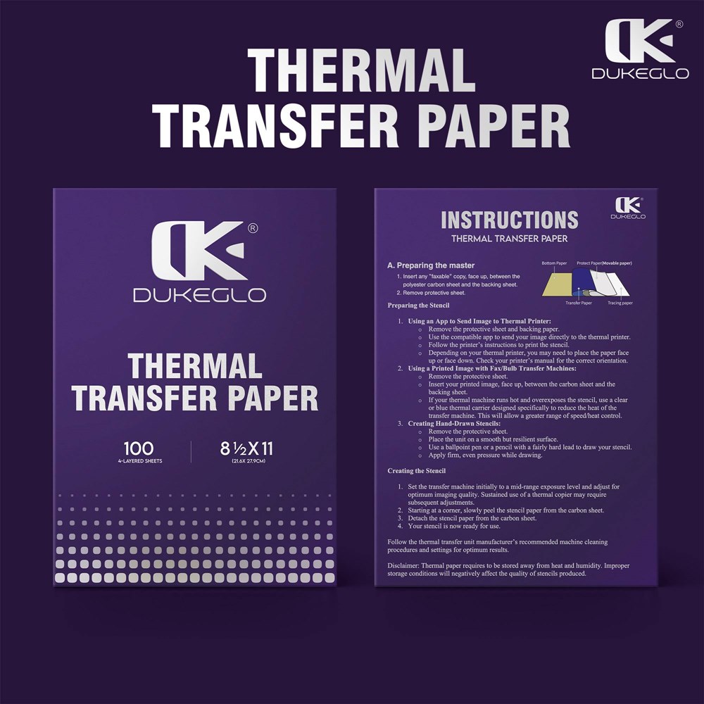 Трансферная Бумага Duke Glo Thermal