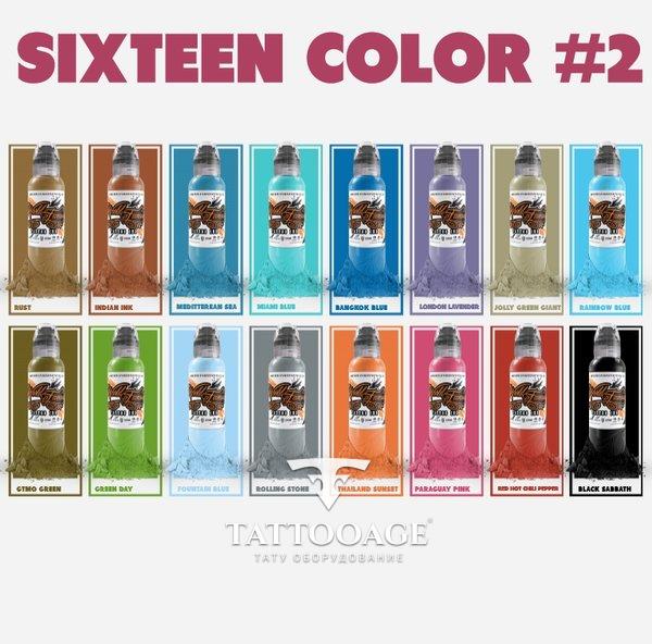 World Famous Ink 16 Color Ink Set #2