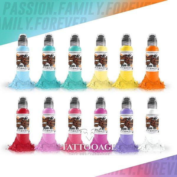 World Famous Ink 12 Color Pastel Set